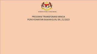 KEBIJAKSANAAN BERHEMAT KUMPULAN 1 PROGRAM TRANSFORMASI MINDA 2023