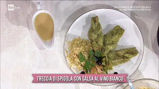 Treccia di spigola con salsa al vino bianco - È sempre mezzogiorno - 14/03/2023