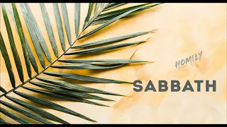 Homily ' The Meaning of Sabbath ' Mark 2:23-3:6 | 9th Sunday in Ordinary Time Year B (June 2, 2024)