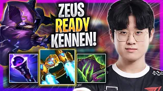 ZEUS IS READY TO PLAY KENNEN! - T1 Zeus Plays Kennen TOP vs Warwick! | Season 2023