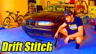 Drift Stitching my bumper - E36 Budget Build