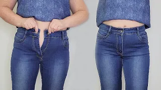 ✅The easiest way to increase the waistband of your jeans