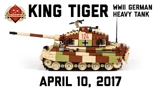 PzKfz VI King Tiger - Custom Military Lego