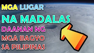 ANIM NA LUGAR NA MADALAS DAANAN NG BAGYO SA PILIPINAS