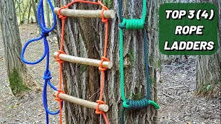 Top 3 (4) DIY Outdoor Rope Ladders - Practical Guide (READ the DESCRIPTION)