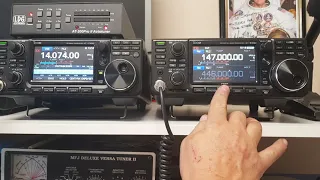 Icom IC-9700 / IC-7300 Comparison