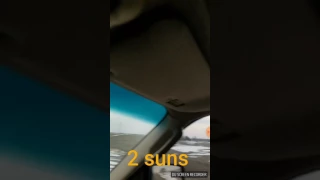 Crazy 2 suns in the sky