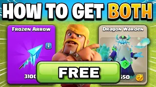 Without Event Pass! How to Get Both FROZEN ARROW & FREE Skin in Clash of Clans Dragon Festival Event