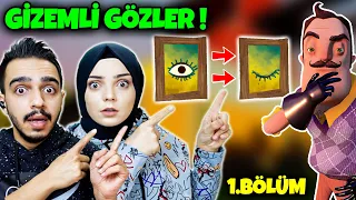 GİZEMLİ GÖZLER ?! WİLSON VE ZOR GÖREVLERİ! | Hello Neighbor Mod