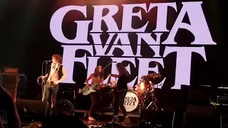 Greta Van Fleet getting there rock on at the KROQ Acoustic Christmas 2018