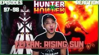 ☀️ FEITAN SUMMONS THE SUN?!? ☀️ | Hunter x Hunter Episodes 97/98 | Reaction