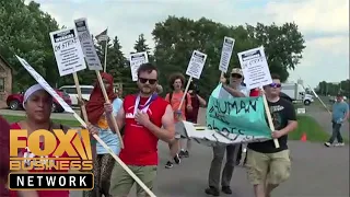 Amazon employees protest on Prime Day in Minnesota