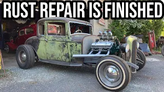 All Of The Rust Repair Is Done!! - The Schroll 1932 Ford Coupe