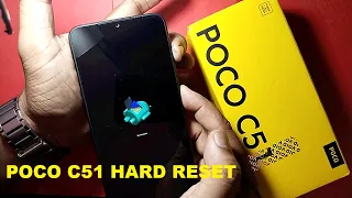 How To Hard Reset Poco C51 ! Without Pc 100% Working .