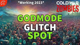 GODMODE GLITCH SPOT! in DIE MASCHINE! (COLD WAR ZOMBIES GLITCHES) *WORKING 2023*