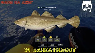 Русская Рыбалка 4. Норвежское море. 34 банка фарм.