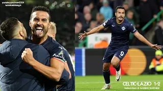 CELTIC-LAZIO 1-2 - Radiocronaca di Massimo Barchiesi (4/10/2023) Rai Radio 1