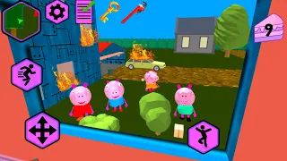 НОВЫЙ ПОЖАР СВИНКА СОСЕДЕЙ! обновленная Игра ПИГГИ Свинка Пеппа - Piggy Neighbor