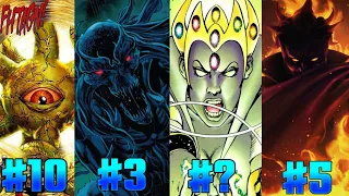 TOP 10 MARVEL YOVUZ HUDOLARI | COMICS LARDAGI QORONG'U HUDOLAR