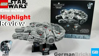 Ikonisch und ein mega Display Set!|GermanBricks Millennium Falcon 75375 4K #lego