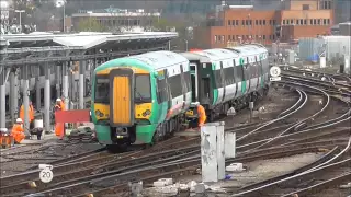 Southern Class 377 Derailed at Brighton