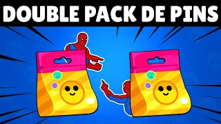 DOUBLE PACK DE PINS dans ce PACK OPENING BRAWL STARS