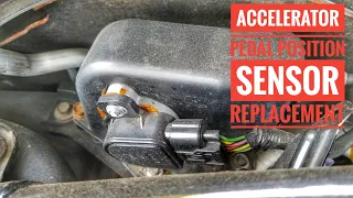 HOW TO REPLACE APPS PEDAL POSITIONING SENSOR ACURA TL TSX 2004-2008 TUTORIAL P2128 P2138 P2122 P2123