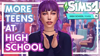 How to Spawn More Teens at School in The Sims 4 ✨High School Years ✨+ LINKS