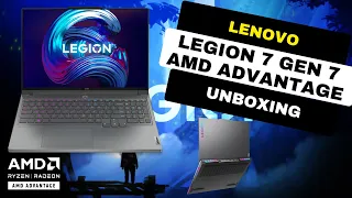 Lenovo Legion 7 Gen 7 Unboxing | AMD Advantage Edition | Ryzen 6800H/Radeon 6700m | #AMD #Gaming