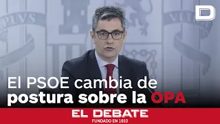 El PSOE se acobarda ante las elecciones catalanas y cambia su postura sobre la OPA de BBVA