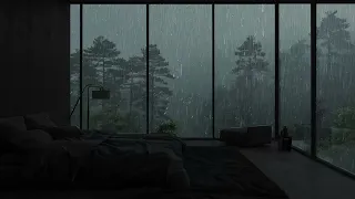 Relaxing Sounds Of Nature Will Make You Sleep Well Every Night | Falling Rain Combined With Thunder