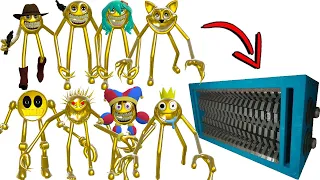 GOLD Roblox Innyume Smiley's Stylized FAMILY and ALL MONSTER ZOONOMALY vs SHREDDER in Garry's Mod