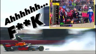Verstappen Full Team Radio After Crash | British GP 2021 | Lewis Hamilton Max Verstappen Crash