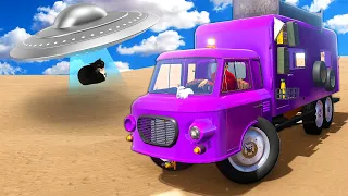 The UFO Tried to STEAL Maxwell Cat in The Long Drive Mods?!