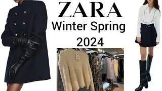 ZARA WINTER SPRING 2024 WOMEN'S COLLECTION.WITH PRICE AND DETAIL.