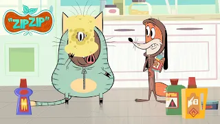 Undercover tattoo | Zip Zip English | Full Episodes | 3H | S2 | Cartoon for kids