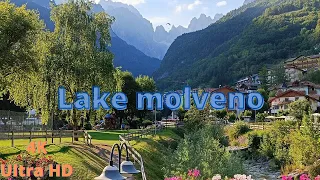 Lake Molveno, Lago di Molveno, Italy. By: Mr.Overview , In 4K