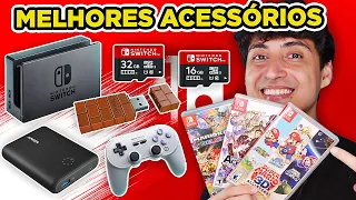 Melhores Acessórios que usei no Nintendo Switch nos últimos 5 anos! +MicroSD Card adequado e Reparos