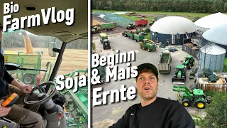 Das Dreschen geht wieder los🌽Mais silieren🌽& meine ersten Drohnen Flüge / Vlog 52