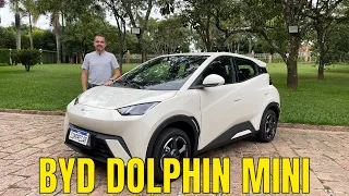 BYD Dolphin Mini - Elétrico com preço de modelo 1.0 compacto‌