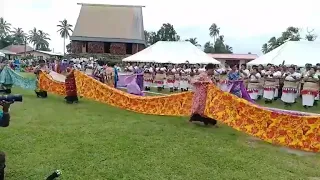 Ono - I - Lau Lakalaka at the Closing of the Great Council of Chiefs Meeting in Bau Island.