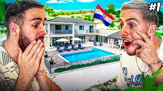 ON DÉCOUVRE NOTRE NOUVELLE VILLA ! (Vlog Croatie #1)