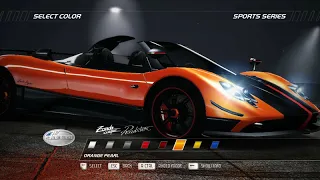 PAGANI Zonda cinque ROADSTER NFS Hot Pursuit