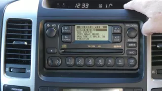 How to set the Sat Nav in a Toyota Land Cruiser 3 0 D 4D LC4 5dr Sat Nav, 7 Seats, Leather