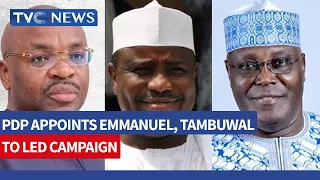 Atiku Presidential Campaign to Be Led by Udom Emmanuel, Aminu Tambuwal