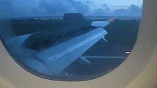 Air France Airbus A320 Landing in Marseille Provence International Airport.