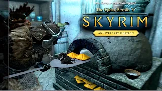 Skyrim AE - Легенда, Выживание и Лучник! Локации Фолкрита. 6 И обустраиваю поместье.