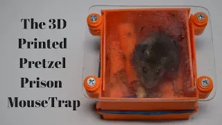 The 3D Printed Pretzel Prison Mouse Trap In Action.