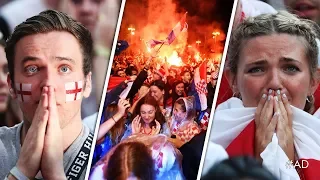 ENGLAND KNOCKED OUT OF WORLD CUP | Reactions and goal celebrations from Croatia 2-1 England