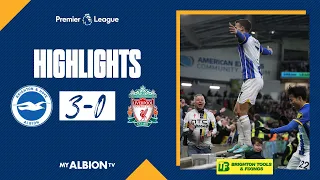 PL Highlights: Albion 3 Liverpool 0